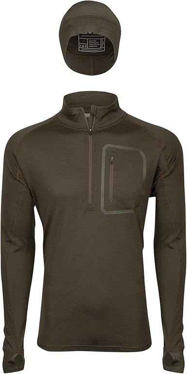 men's merino wool quarter zip sweater