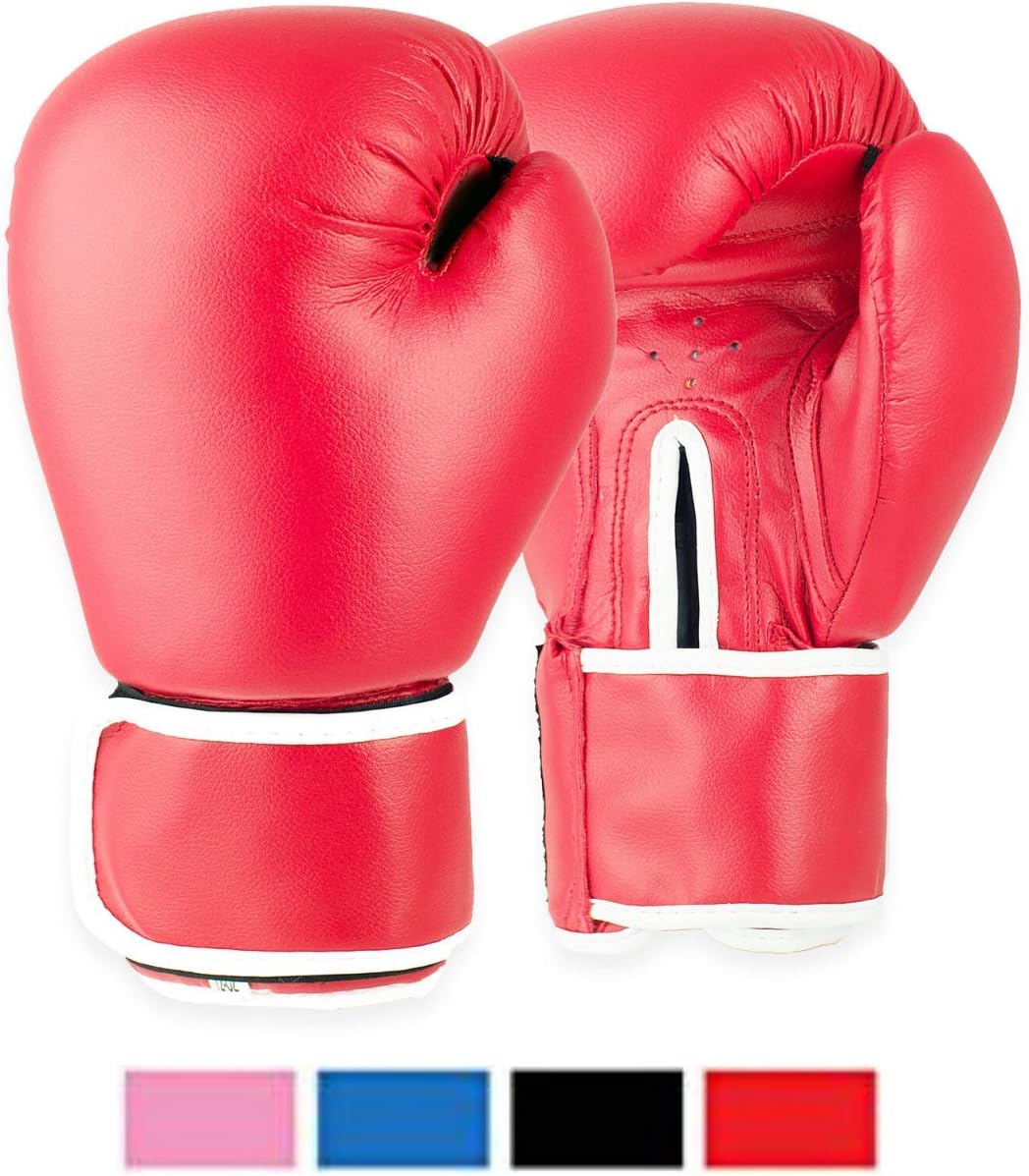 Nicoone Gants De Boxe MMA Sac De Frappe - Rembourrage Muay Thai Kickboxing, Confort Demi-Doigt