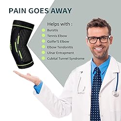 Elbow Compression Sleeve (1 pair),Elbow Brace for