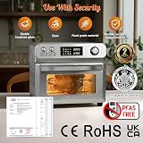 HYSapientia 24L Air Fryer Oven Rotisserie 1800W Digital Inner Stainless Steel view 4