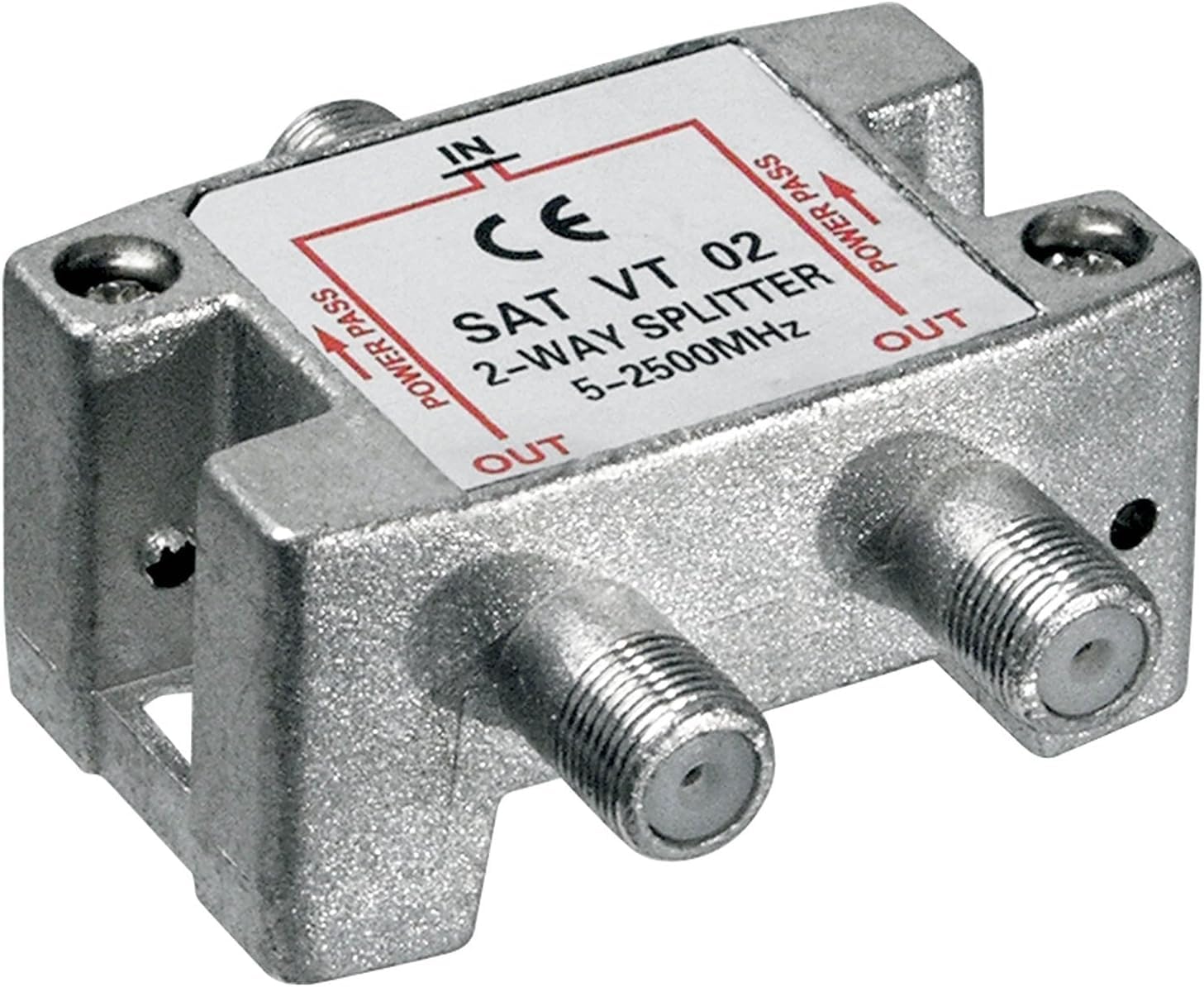 Goobay 67001 SAT-Splitter, 2-Way