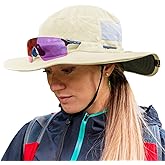 TOP-EX Women’s Wide Brim Sun Hat with Ponytail Hole UV 50 Summer Beach Sunhat for Fishing Hiking Outdoor Cooling Mesh