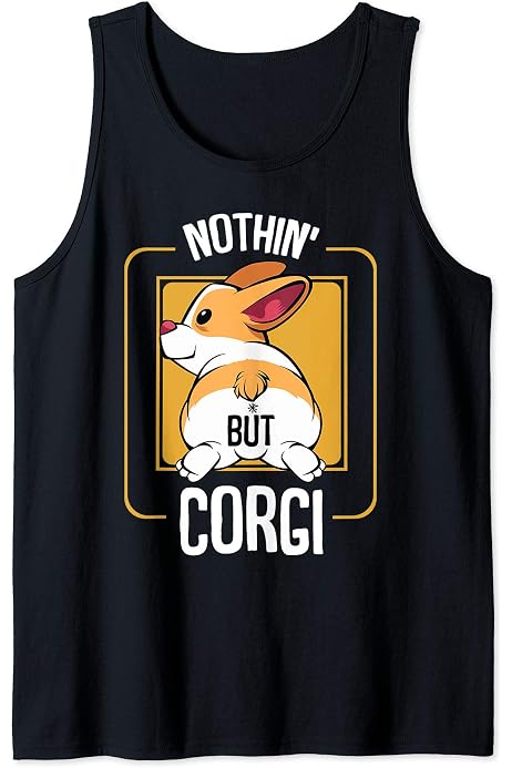 Amazon.com: Nothing But Corgi Welsh Butt Cute Adorable Pet Dog Lover Long  Sleeve T-Shirt : Clothing, Shoes u0026 Jewelry