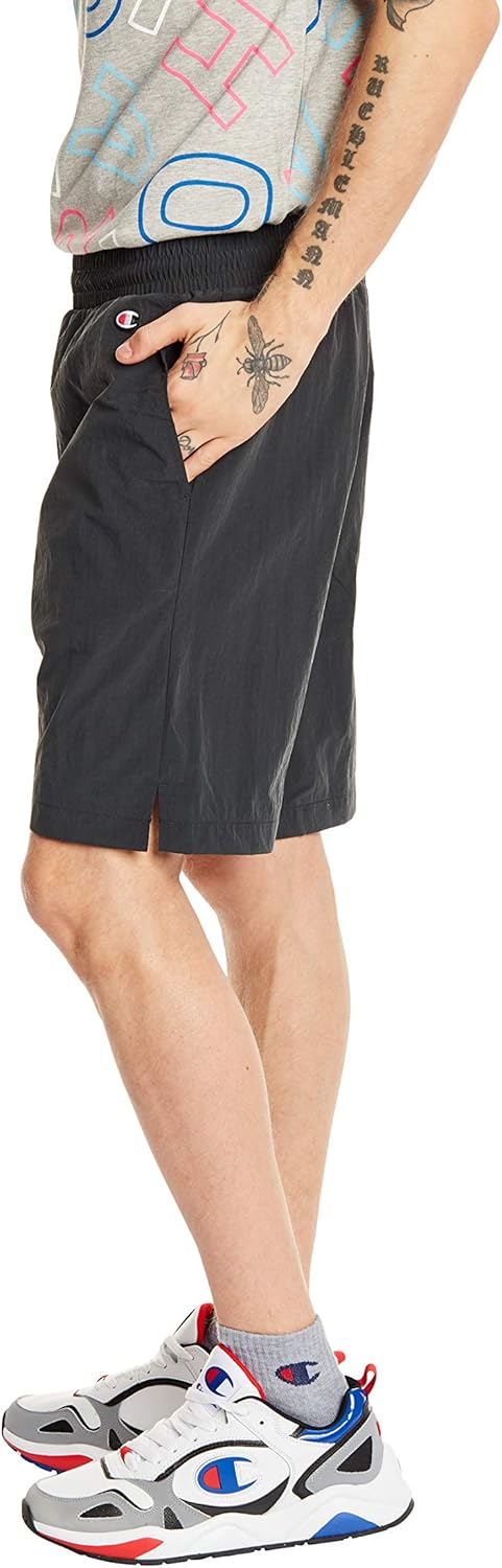 Champion LIFE Men's Crinkle Nylon Shorts: Clothing