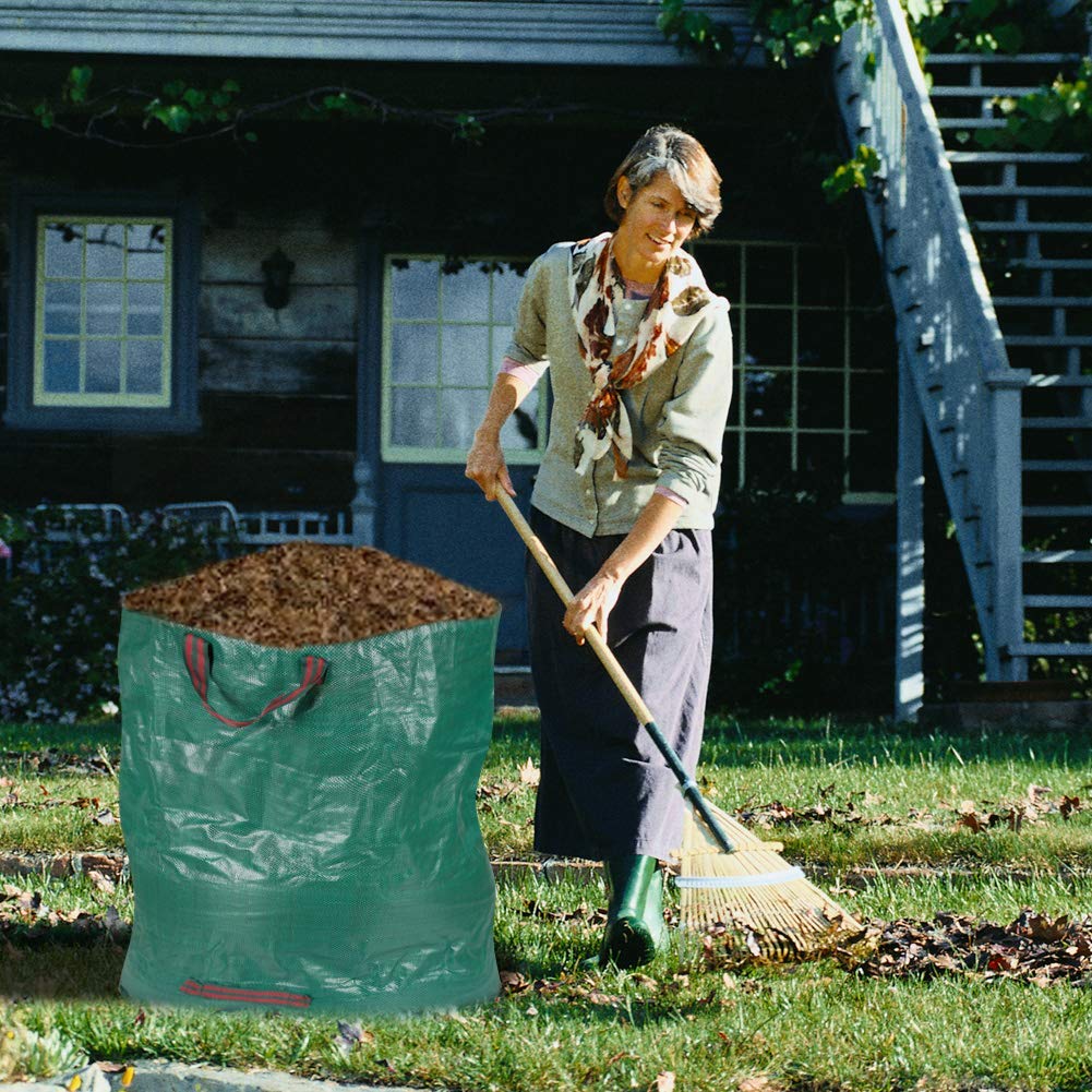 2 Stück 500L Kyrieval Gartensack Laubsack Gartenabfallsack