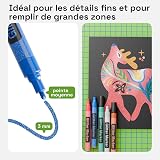 ARTISTRO 12 Acrylic Paint Markers 0.7mm Extra Fine Tip Non-Toxic view 4
