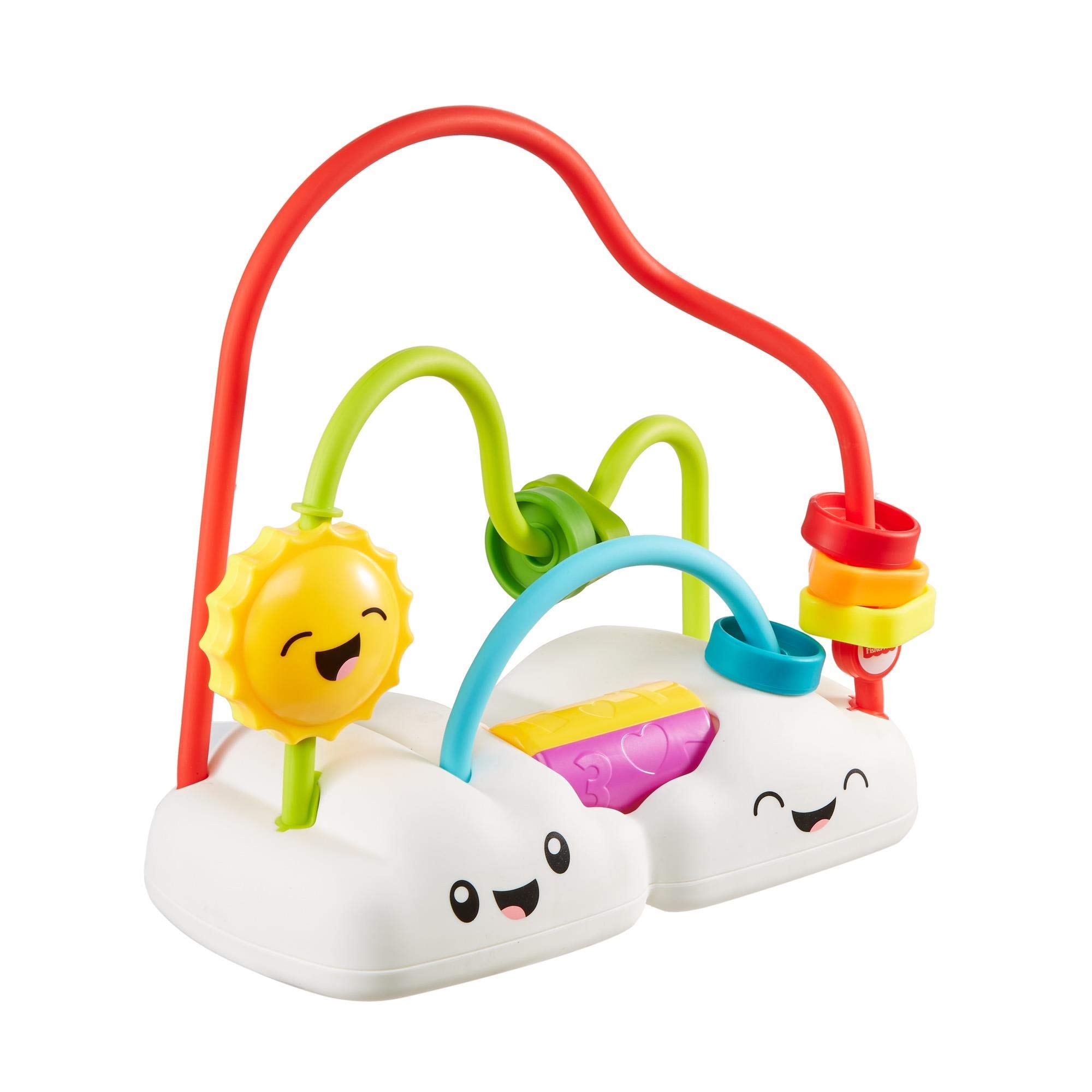 Fisher-Price Chasing Rainbows Bead Maze, Colourful Infant Toy