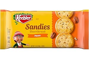 Keebler Sandies Pecan Cookies, Shortbread Cookies with Crunchy Pecans, 11.3 oz