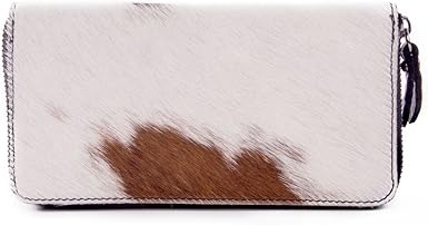 cow fur purse