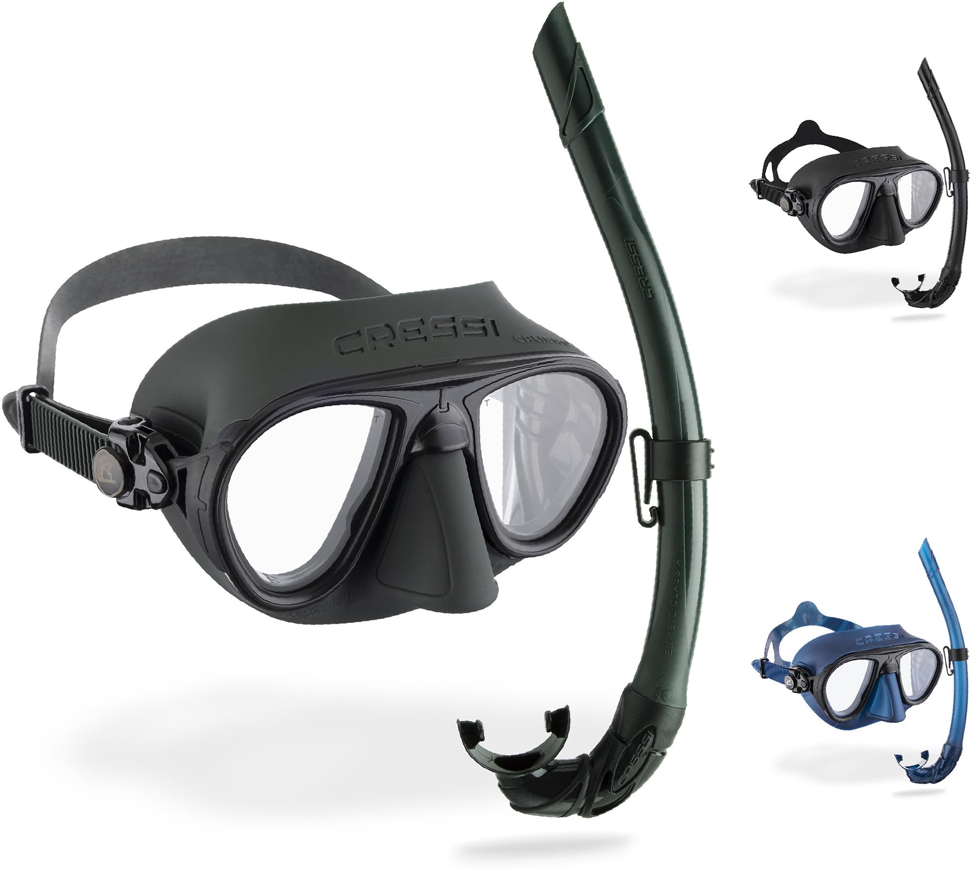 Cressi Calibro + Corsica Snorkeling Set - Green, Uni