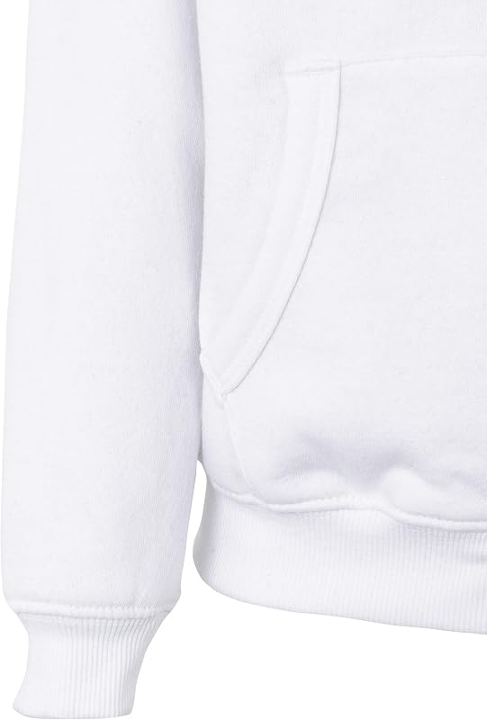 Byron Kids, sweatshirt infantil com fecho e capuz, cor branca, Tamanho 3/4 — foto 6 de 7