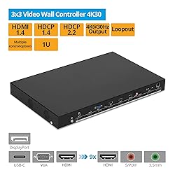 gofanco 4K 3x3 Video Wall Controller and Processor