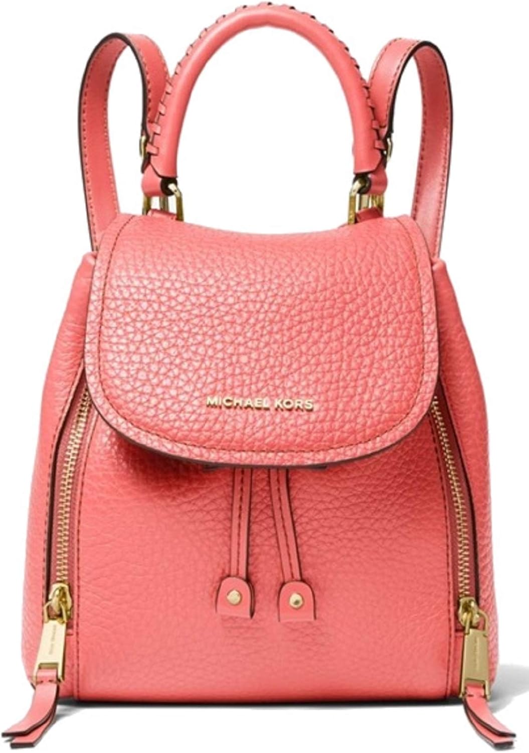 michael kors pink backpack purse