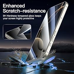 NEW'C 3 Pack Privacy Screen Protector for iPhone 16