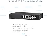 Cisco SF110-16 16-Port 10/100 Fast Ethernet Network Switch SF110-16-EU view 3