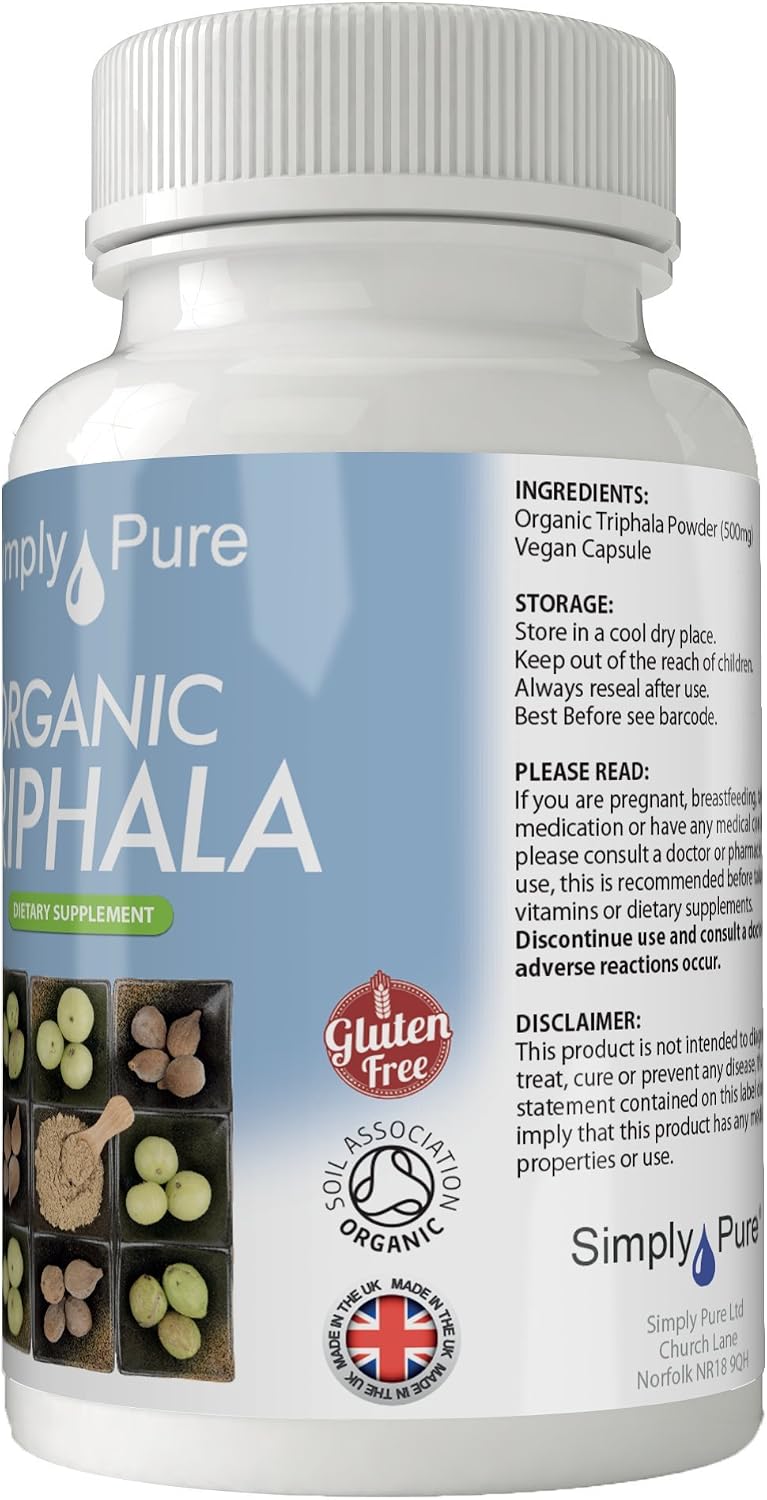 Simply Pure Organic Triphala, 90 count (Pack of 1) - Image 5