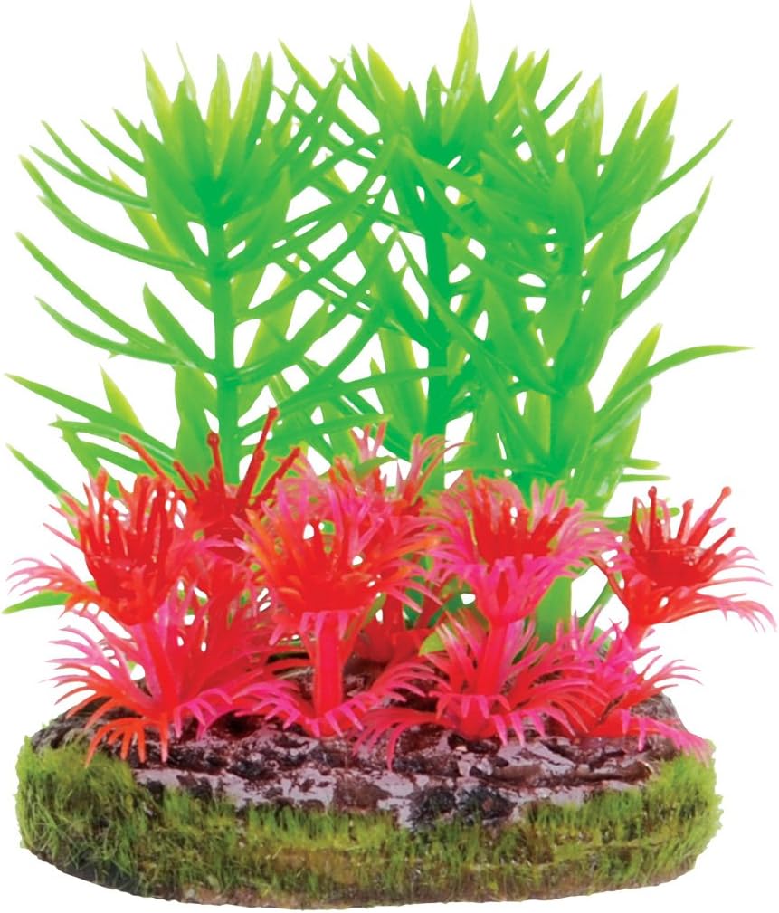 Underwater Treasures Elodea with Pink Cabomba Scene - 3.25"