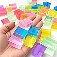 Square Gel Beads for Vases,Colourful Water Gel Beads,Cubes Fillers Water-Absorbent Expanding for Floral Arrangement Plant Transparent Bottle Decoration