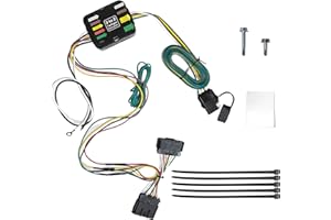 55510 4 Pin Trailer Wiring Harness Flat Output Compatible with Colorado Canyon 2004-2012 Isuzu I-280 I-290 I-350 I-370 2006-2