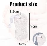 JOYVOX Natural Pumice Stone Pair Foot Scrubber Exfoliating Callus Remover Hard view 2