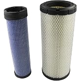 Air Filter kit for Donaldson P822768 P822769, R1401-42270 R1401-42280, RE68048 RE68049, 6666333 6669547, AF25553 AF25554, LAF8143, 129062-12560, 140-2334 134-8726, RS3702 RS3703 (Inner and Outer)