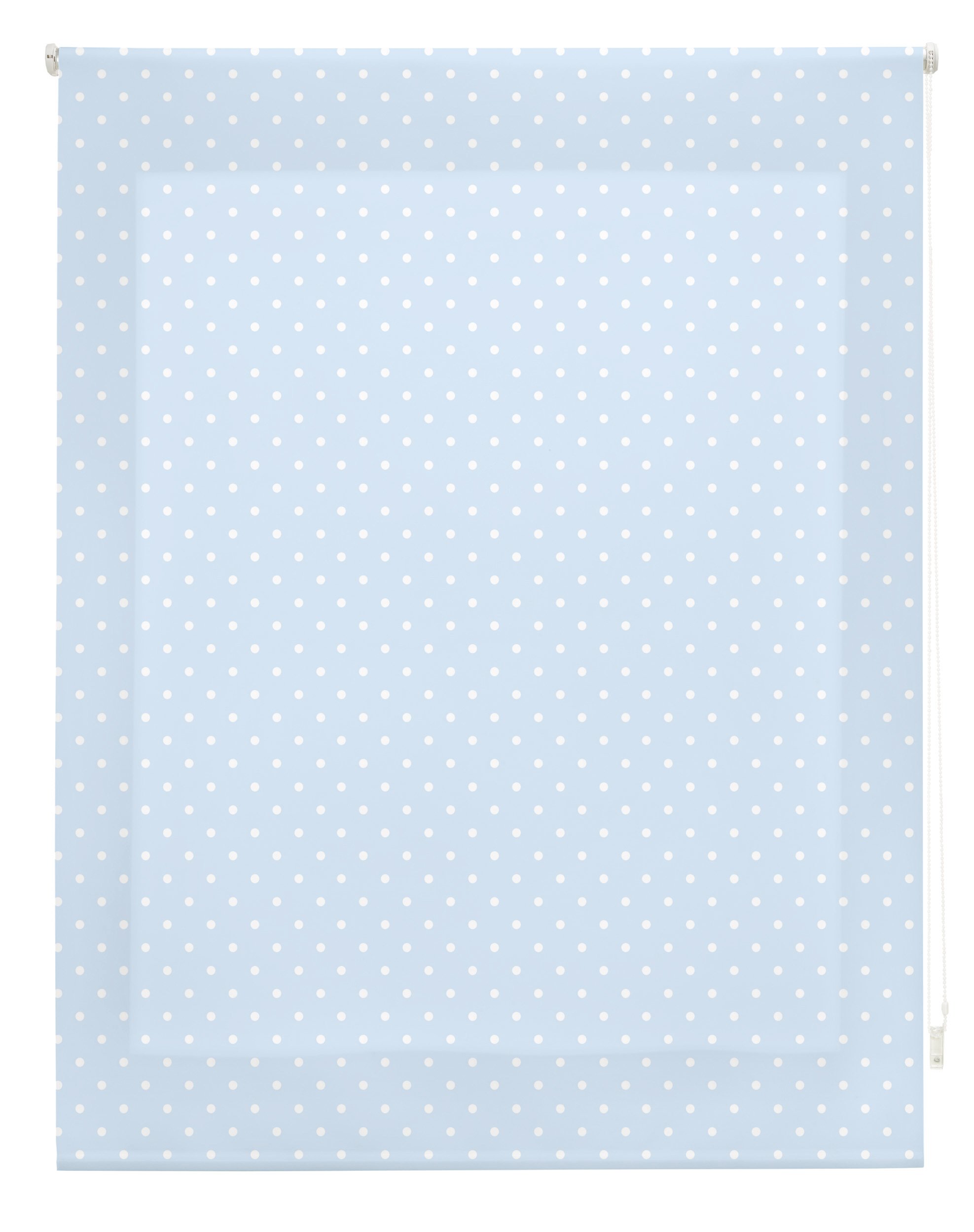 blindecor Specks Roller, Fabric, Blue, 130 x 180 cm