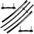 2 Pcs Katana Sword 41 Inch Polypropylene Katana with Display Stand Training Sword Katana Practice Katana Sword Cosplay
