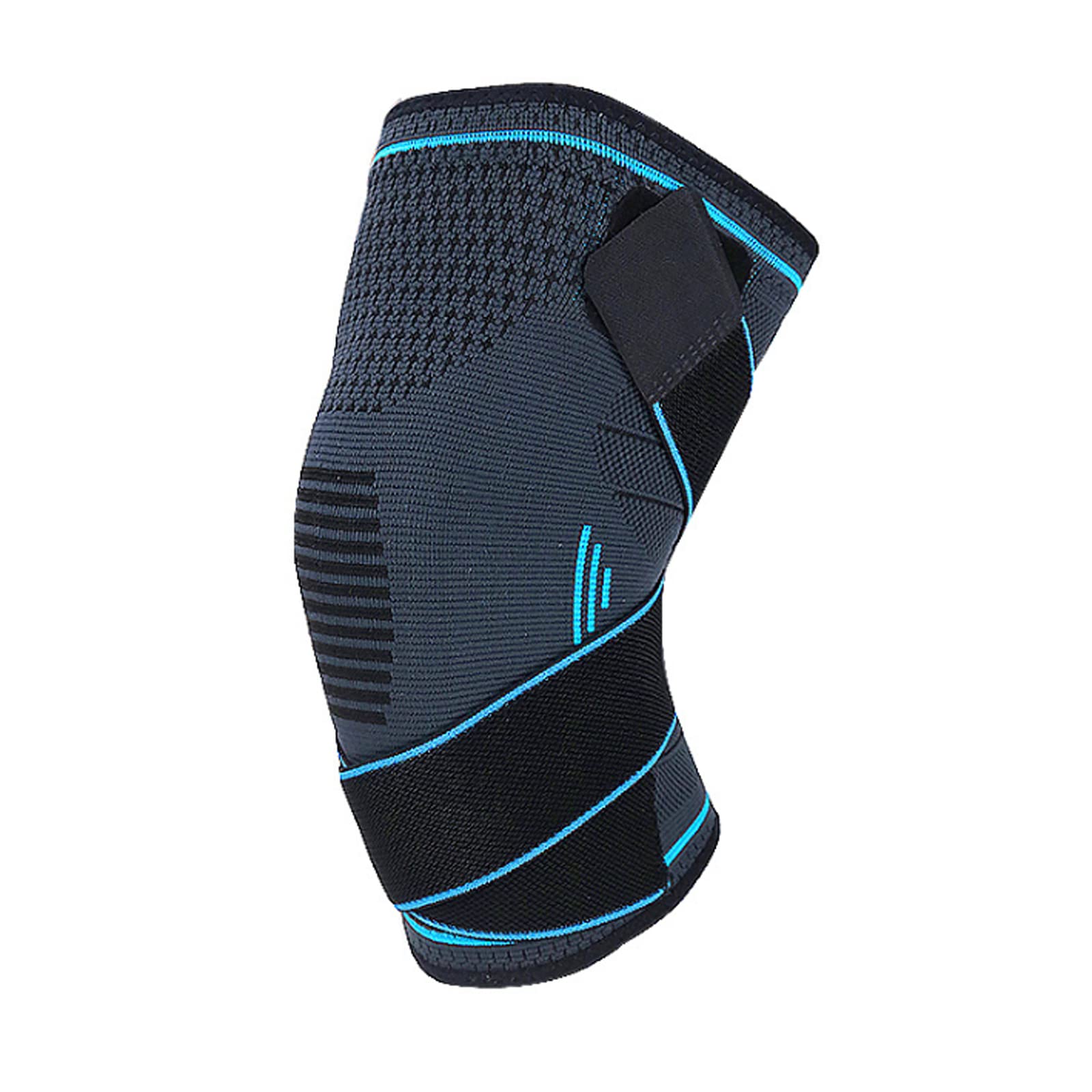 lenpestia Knee Supports Adjustable Knee Brace for Women and Men Knee Compression Sleeve for Sports Running Fitness Arthritis Joint Pain Meniscus Tear Injury Recovery (Single) (M)