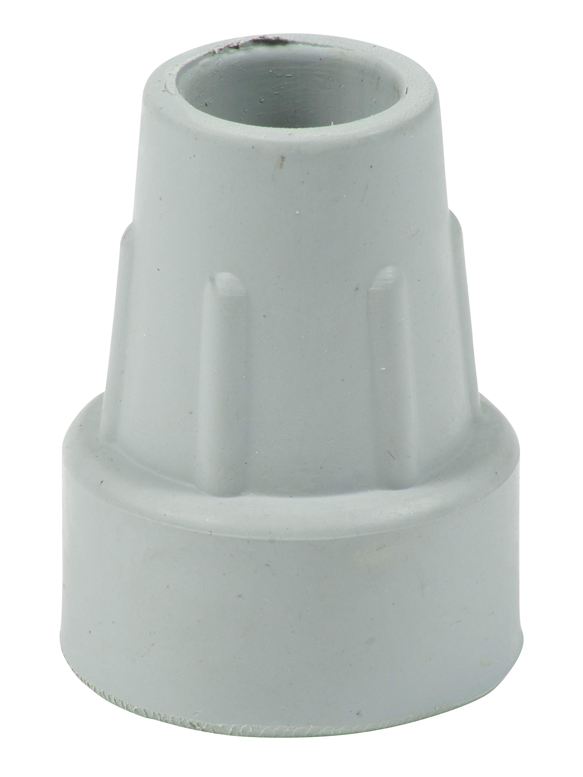 Qty: 10x 19mm (3/4") Z-Type Heavy Duty Rubber Ferrules for Walking Sticks - Grey - by Lifeswonderful®