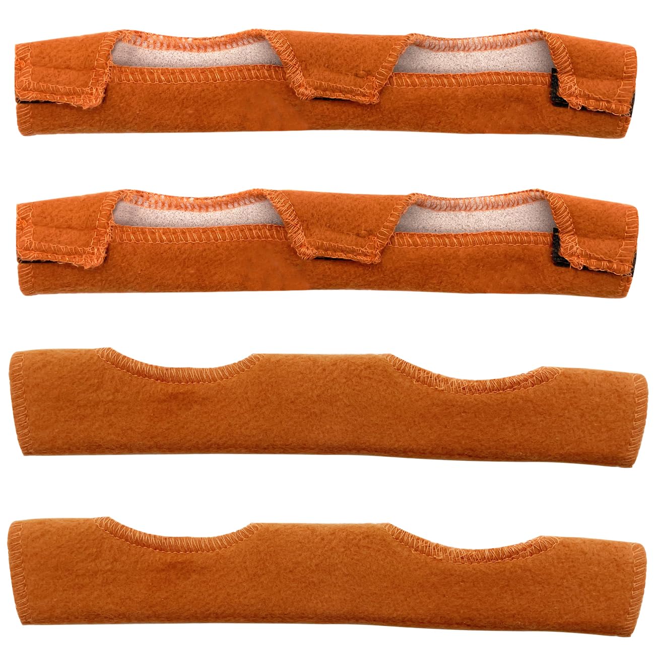 4 Pack Hard Hat Sweatband, 25x9.5CM, Hard Hat Welding Brown Sweat Hard Hat Headbands for Welding Helmets Cycle Ricing Hard Hat Band Air Cushion Sweatband Helmet Comforter Pad