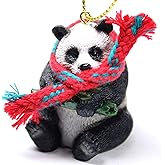 Panda Bear Tiny Miniature One Christmas Ornament - Delightful!