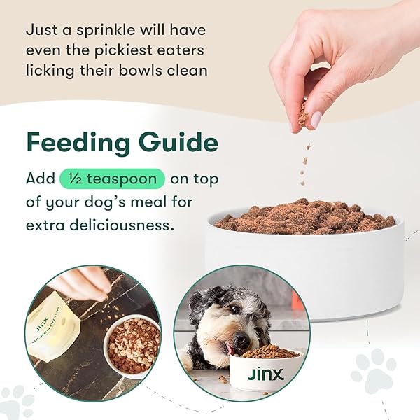 JINX PREMIUM FREEZE-DRIED DOG FOOD TOPPERS, CHICKEN ON TOP – HEALTHY & NATURAL MEAL TOPPERS FOR DOGS WITH REAL CHICKEN WITH REAL INGREDIENTS & NO FILLERS – PET PRODUCTS FOR ALL LIFESTAGES – 3OZ
