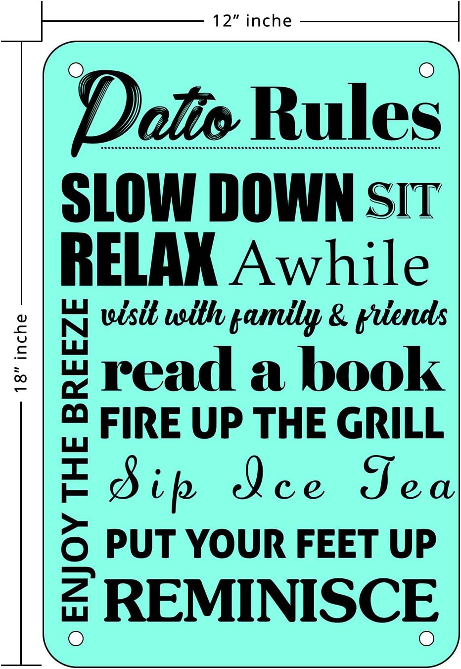 Amazon Com Banner Buzz Make It Visible Patio Signs Decor Patio