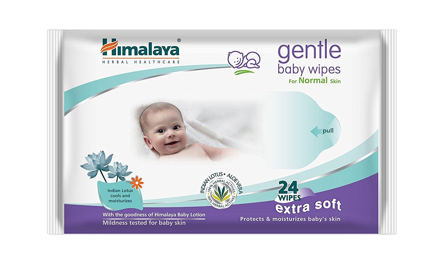 himalaya gentle baby wipes 24 pcs