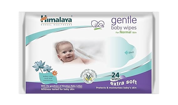 Himalaya Baby Wipes 24 Sheets (Pack Of 5)