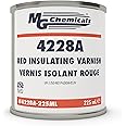 MG Chemicals 4228A-225mL Red Insulating Varnish, 234 g 1-Part Can