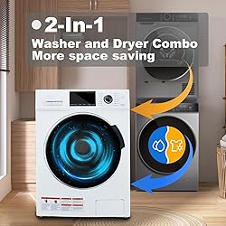 Ventless Washer Dryer Combo 2.7 cu.ft, 24" All In