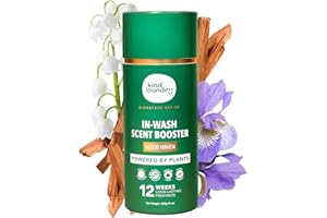Kind Laundry In Wash Scent Booster Beads - Wood Haven - 100% Plant Based - Natural Laundry Booster Beads & Smell Deodorizer - Environment Friendly Odor Eliminator for Clothes (320 grams)