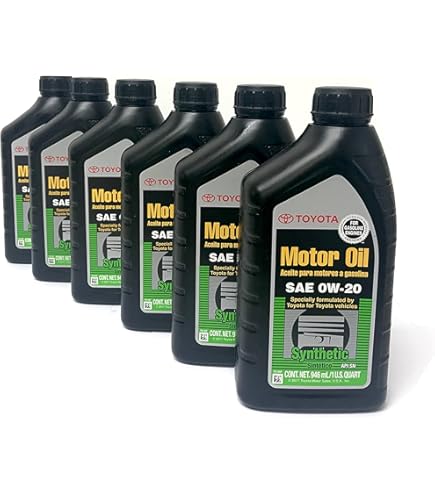 Amazon.com: Toyota Case of 12 Quarts Full Synthetic 0W-20
