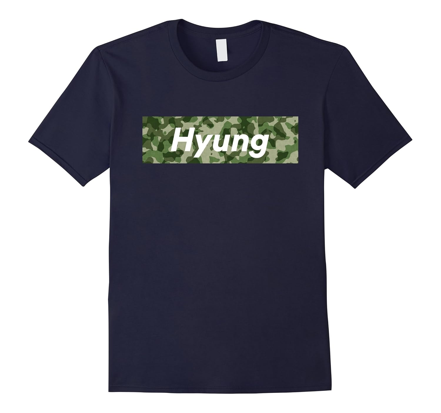 HYUNG - Older Brother Korean K-Pop Camo T-Shirt-ANZ