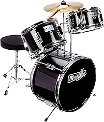 Music Alley 3 Piece Kids Drum Set with Drum Sticks