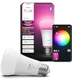 Philips Hue Smart LED A19 Bulb, White Ambiance, E26 Base, 9.5W