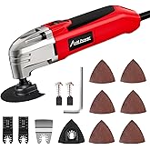 AVID POWER Oscillating Tool, 22000 OPM Electric Oscillating Multi Tool with 3°Oscillation Angle, Cutting, Sanding, Grinding, 