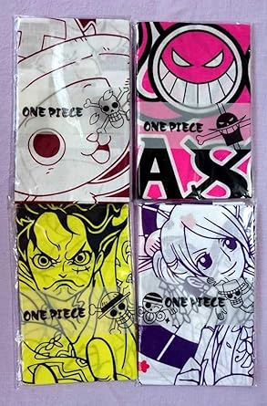 Amazon Co Jp ワンピース 手ぬぐい 4種類 市松柄チョッパー ポートガス D エース 歌舞伎ルフィ 着物美人 One Piece 303 ホビー