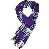 Glory Max Unisex Classic Tartan Plaid Winter Scarf Soft Cashmere Feel 72"x12"