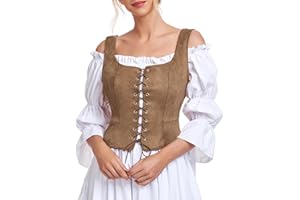 Durio Renaissance Corset Women Medieval Viking Pirate Corset Tops Steampunk Gothic Victorian Bodice Vintage Vest Bustier