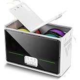 SUNLU S4 3D Printer Filament Dryer, White | 4 Spools Capacity,3 Circulation Fans,350W PTC Heater,70℃ Max Temperature,Intelligent humidity detection