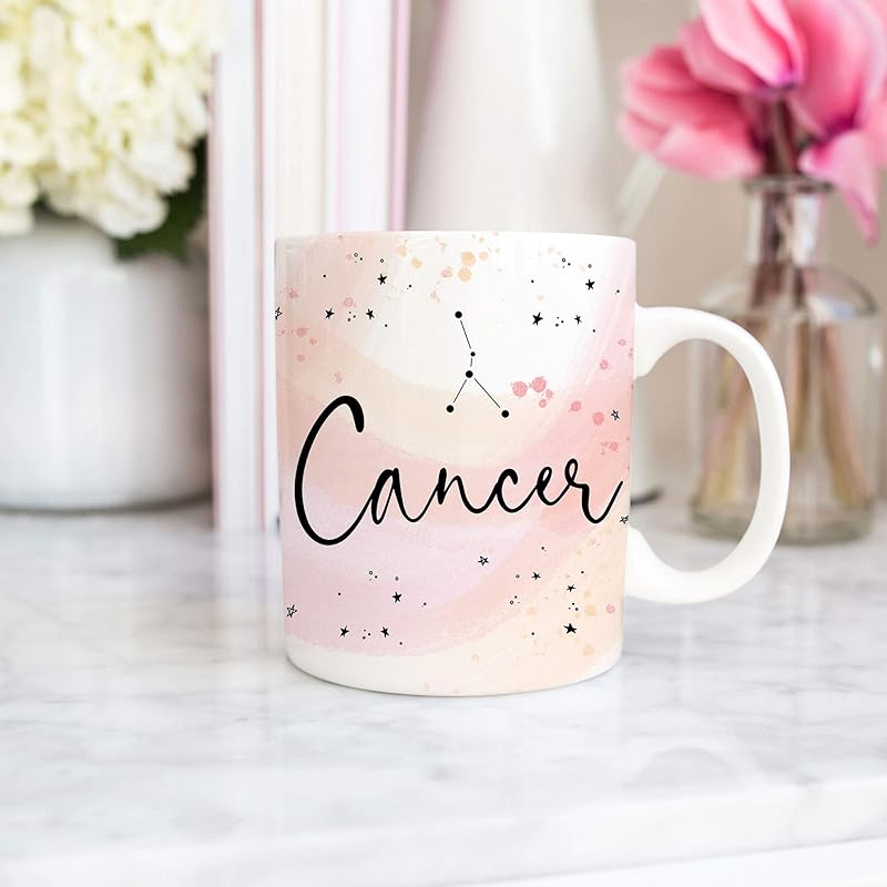 Cancer Zodiac Mug 11oz Astrology Mug Handmade