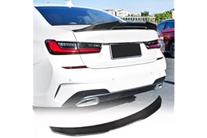 MCARCAR KIT Carbon Fiber Trunk Spoiler for BMW 3 Series G20 Sedan G80 M3 Spoiler 2019-2024 320i 330i 330e M340i 318d 320d 330d Rear Boot Lid Highkick Wing Lip Factory Outlet (A Style)