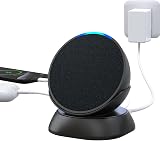 PlusAcc Stand Holder for Pop Speaker Smartphone USB-C USB-A Charger Black view 1